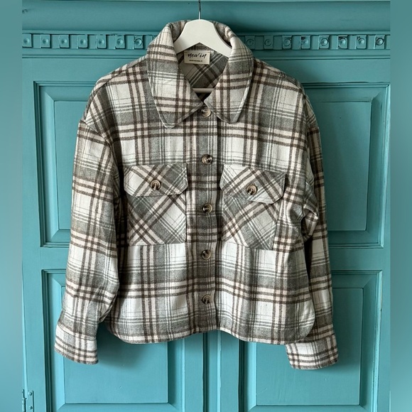 Tops - Women's Plaid Shacket